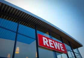 Rewe sign