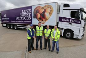 Scott Farms sweet potato truck