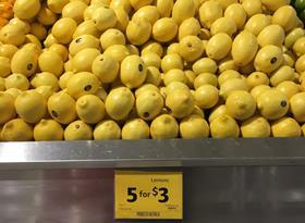 coles lemons promotion australian