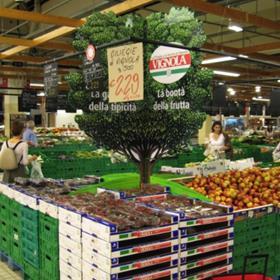 Italy supermarket square