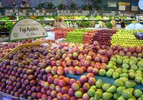 US supermarket apples