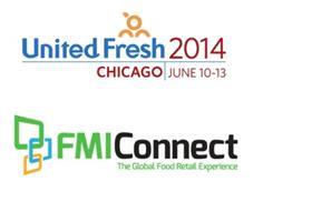 United Fresh and FMI logos