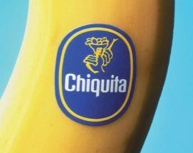 Chiquita sticker on banana