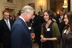 Soil Association Joanna Lewis and HRH The Prince of Wales