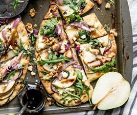 balsamic glaze pear flatbread FB