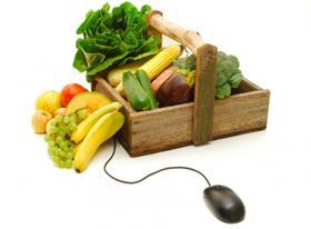 Online shopping fruit and vegetables