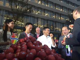 CN Alibaba Chairman Jack Ma and WAC's Victor Wong