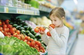 Generic child tomatoes supermarket