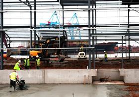 Liverpool Produce Terminal construction
