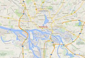 Map of Hamburg (credit google maps)