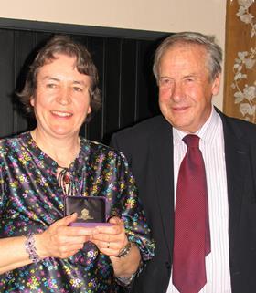 Dr Angela Berrie and Simon Brice