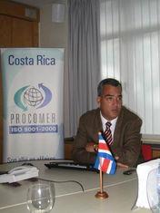 Zacarías Ayub, director of Procomer’s European office