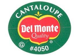 Del Monte Cantaloupe label