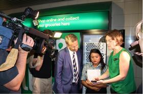 Woolworths click & collect launch Bondi