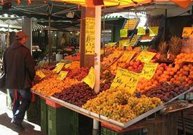 Fruit stand, Düsseldorf Germany Dusseldorf