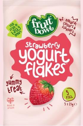 Fruit Bowl Strawberry Yoghurt Flakes