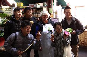 Japanese chefs visit Melbourne Queen Vic Market with Austrade