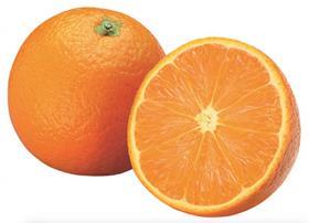 Generic navel orange cut