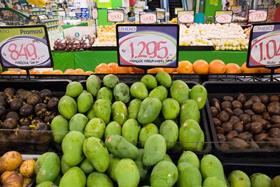 ID Indonesia Jakarta Hero supermarket mango retail display