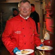 Sir Alex Ferguson Manchester United cooking chef kitchen