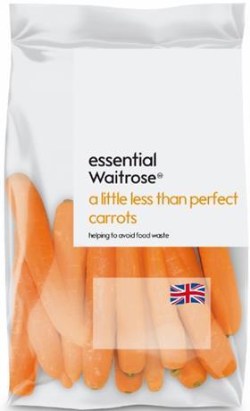 Carrots Waitrose a little less than perfect