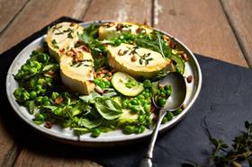 1 Carpaccio of Courgette with Peas