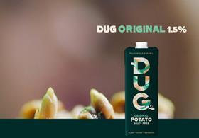 Dug potato milk