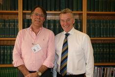 Assured Foods Standards chief executive David Clarke and chairman David Gregory
