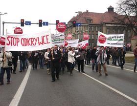 Polish protest coalmine