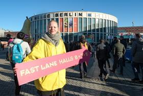 Messe Berlin eingang sud south antrance Fruit Logistica