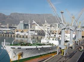 Reefer loading port of Cape Town