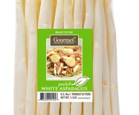 Gourmet Trading Peeled White Asparagus