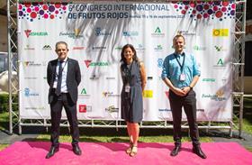 FL Silvia de Juanes y Roger Nyqvist en Congreso Frutos Rojos Huelva 2021
