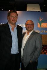 Simon Martin and Gregg Wallace at IFE