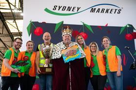 Sydney markets cherry auction