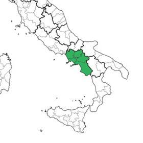 Campania map