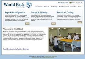 World Pack Cold Storage website