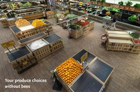 US Whole Foods produce choices without bees