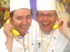 Tony Bilsborough and Chef Noel