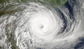 Tropical Cyclone Idai approaching Mozambique