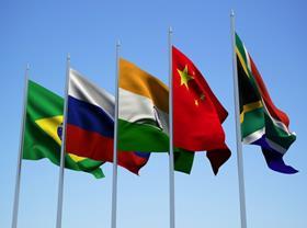 BRICS country flags