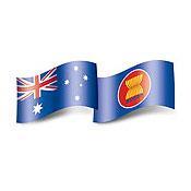 Australian and ASEAN flag