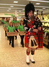 Scottish berries piped into Asda
