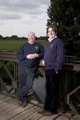 James Brown, finance director and Peter Cornish, managing and commercial director from Pollybell Organic Farms
