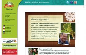 Zespri north America growers website
