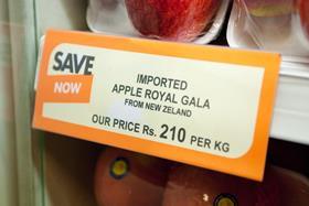 NZ New Zealand Royal Gala apples retail India