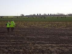 GLA officers in a field in Lincolnshire