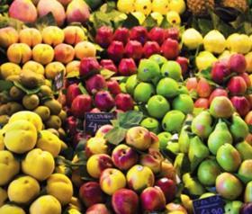Barcelona market fruit