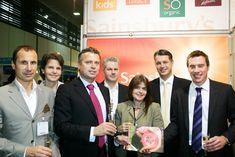 NFG and Sainsbury's toast the red-fleshed apple at Fruit Logistica