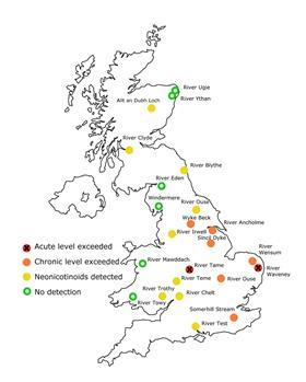 Rivers and neonics